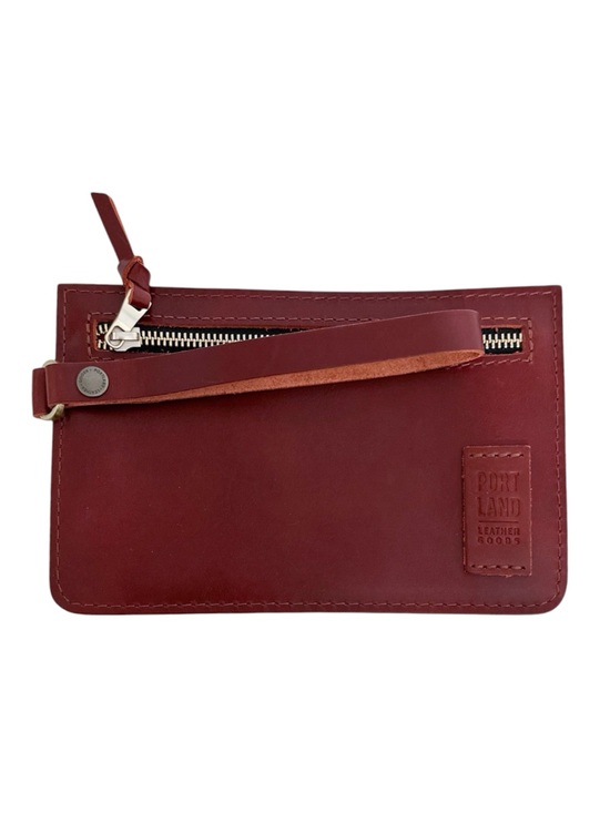 Portland Leather Handbags - NEW Portland Leather Goods Adriana Pouch Shade Possibly Madrone Wristlet